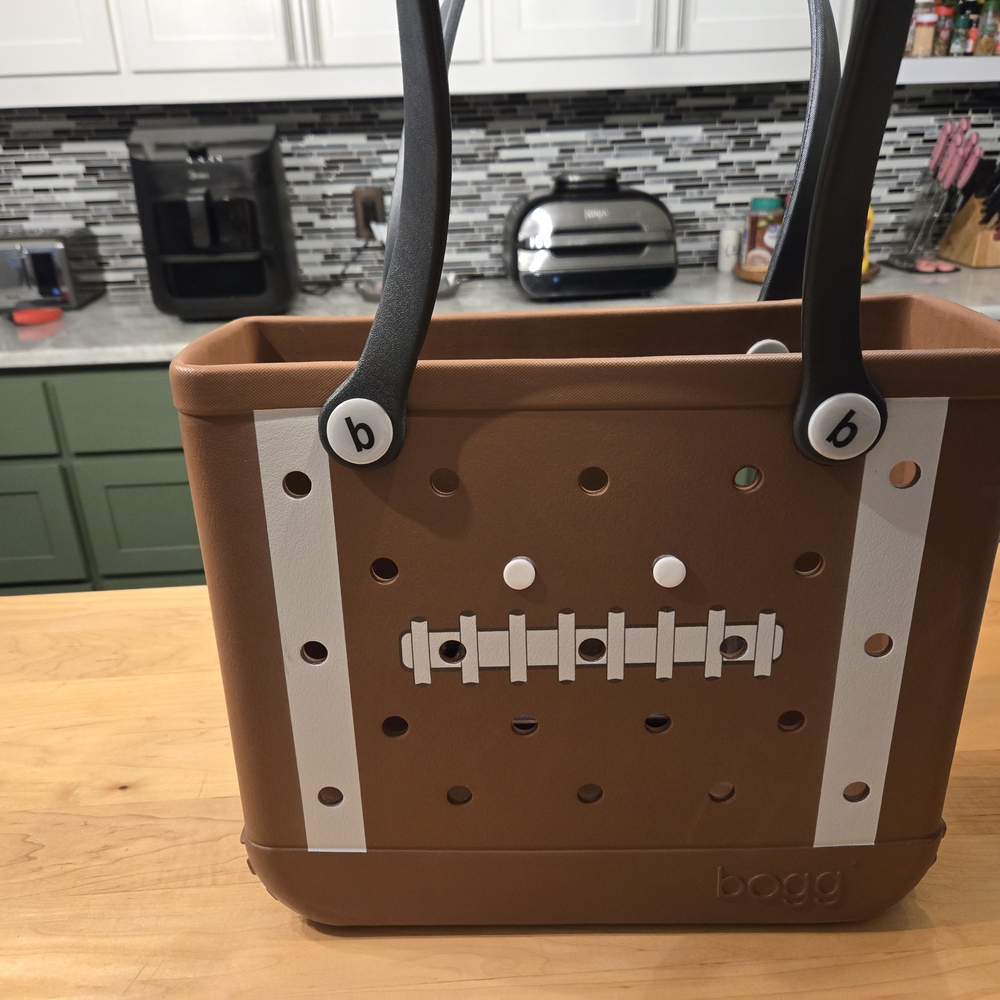 BOGG BAG Brown Tote with Black Handles